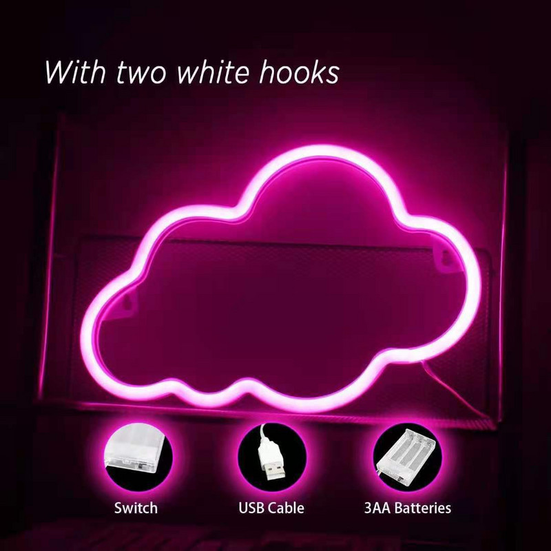 Planet LED lámpák Neonreklám hálószoba dekoráció Neonreklám éjszakai lámpa szobákhoz Fali művészeti bár Party USB vagy elemmel