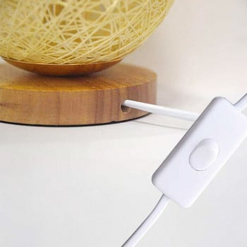 3W USB επιτραπέζιο φωτιστικό φεγγαριού με ρυθμιζόμενο χειροποίητο αμπαζούρ Ξύλινο φωτιστικό φεγγαριού Υπνοδωμάτιο στο σπίτι Διακόσμηση γάμου Moonlight δίπλα στο νυχτερινό φως