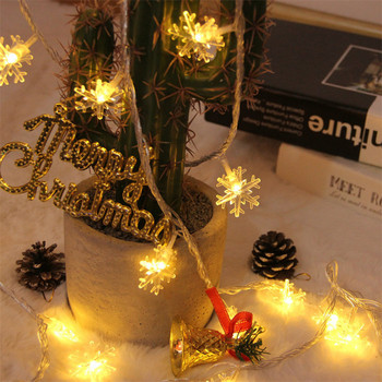 3M Snowflake LED String Lights Fairy Lights Led Light Гирлянд с батерии Новогодишна коледна украса Noel Navidad