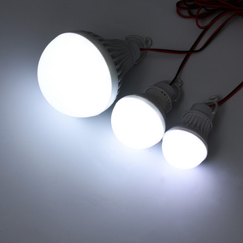 1PC 120cm 12V Λάμπα LED υψηλής ισχύος Φορητή λάμπα Led 3W/5W/12W Εξωτερική νύχτα για Κάμπινγκ Ηλιακό Κυνήγι Κλιπ Έκτακτης Ανάγκης