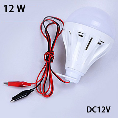 1vnt 120cm 12V didelės galios LED lempa Nešiojama LED lemputė 3W/5W/12W lauko nakčiai, skirta stovyklavimui saulės energijos medžioklei avarinio segtuko lemputė