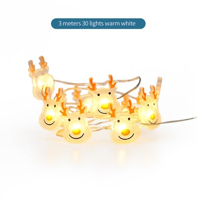 Jõulupatarei toitega 2/3 m Küüliku Led String tuled Laste Magamistoa Valgustus Stringid Akupatarei jõulukink