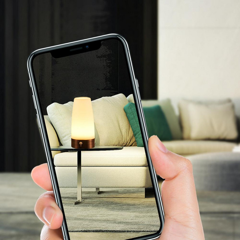 Lumină de noapte LED cu senzor de mișcare inteligentă, lampă de noapte mică pentru casă, cu lampă fără fir care funcționează cu baterie pentru lumina de masă pentru dormitor