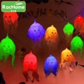 1,5 m 10 LED halloween-füzér fények kerti terasz géz koponya tündér fény ünnepi parti Halloween dekoráció ijesztő kísértetjárta ház dekoráció