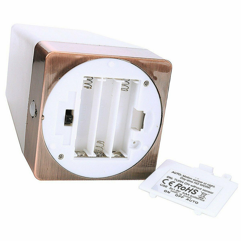 Vezeték nélküli PIR érzékelő Nappali asztali lámpa LED éjszakai lámpa éjjeli lámpa Elemről működő asztali lámpa meleg fehér