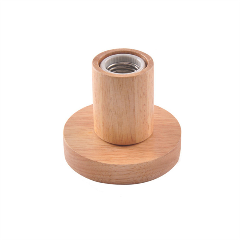 Retro puidust laualamp E27 pesa Vintage laualambi aluse hoidik EU pistik voodilambi sisekujundus puidust lauavalgusti 220V 110V