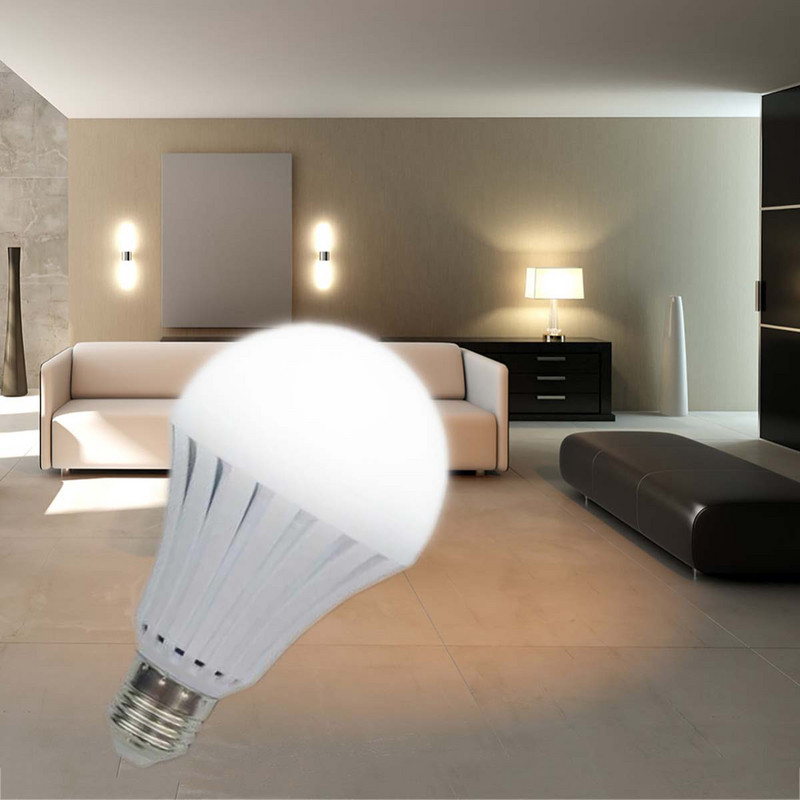 Avarinė lemputė LED 5W 7W 9W 12W 15W Įkraunama išmanioji lempa Energiją taupanti baterija Apšvietimas Avarinė lempa