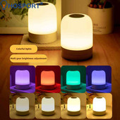 USB išmanusis naktinės šviesos jutiklinis jutiklis prie naktinės stalinės lempos Svetainės miegamojo miego atmosfera Akių apsauga Studijų skaitymo lemputės