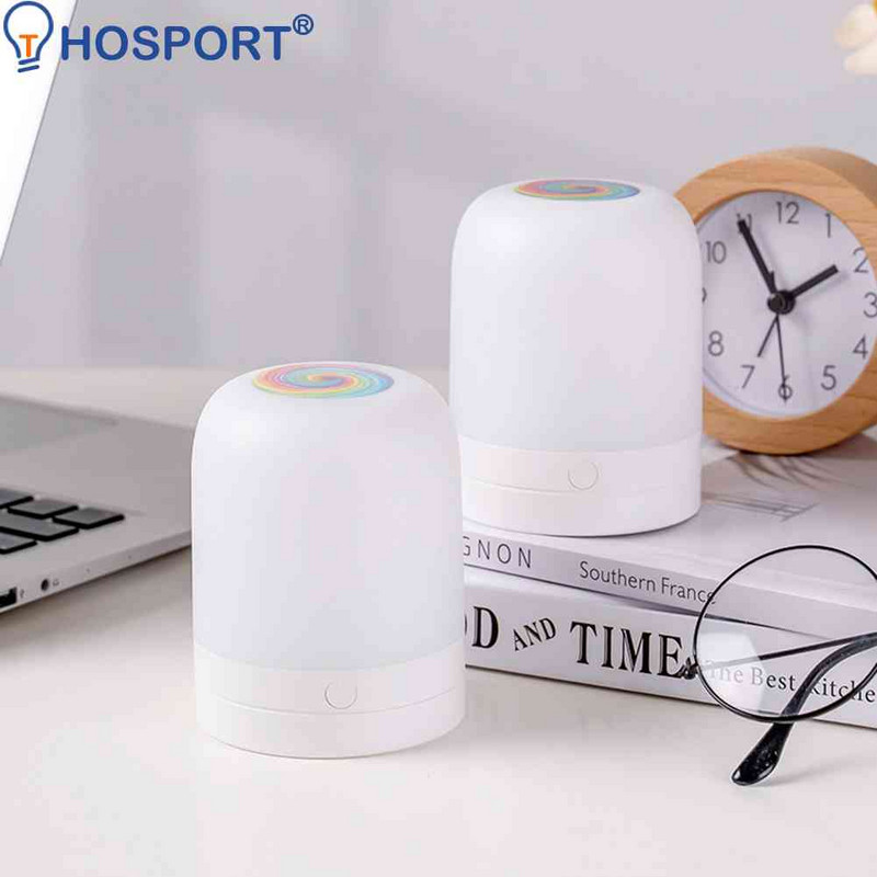 USB išmanusis naktinės šviesos jutiklinis jutiklis prie naktinės stalinės lempos Svetainės miegamojo miego atmosfera Akių apsauga Studijų skaitymo lemputės