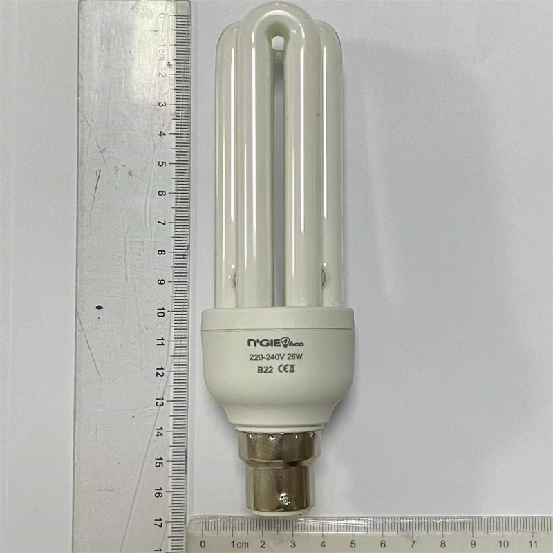 CFL Full 3U energiją taupančios lemputės 26w Daylight 6400k Bayonet B22 Puikiai tinka SAD snukerio baseino pomėgiams amatų fotografijai