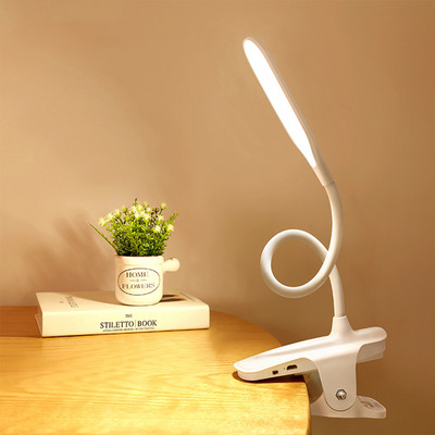 Lampă de birou AXX Lampă de masă cu LED Protecție la atingere pentru ochi Lampă de lectură cu încărcare USB Reglare în trei trepte Lampă pentru cărți pentru studenți Lampă de noptieră