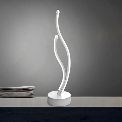 Lampă de masă LED minimalistă modernă de 18W pentru dormitor, lampă de birou acrilic, lumină de lectură, lumină de noapte, iluminat de acasă, priză UE