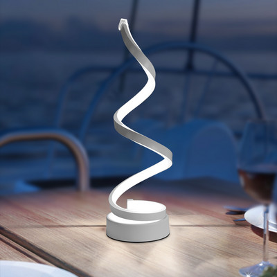 Lampă de masă LED minimalistă modernă de 18W pentru dormitor, lampă de birou acrilic, lumină de lectură, lumină de noapte, iluminat de acasă, priză UE