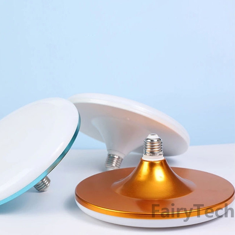 LED lemputė E27 Led lempa Ypatingai ryški 12W 15W 20W 30W 50W 220V UFO LED lemputės patalpos šiltai baltas apšvietimas stalinės lempos garažo apšvietimas