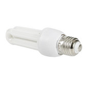 Nešiojamos 11 W lemputės E27 mažai energijos taupančios lempos CFL sraigtinės 2U lempos baltai šviesai, skirtos virtuvei svetainei