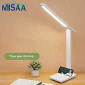 Lămpi de birou Lampă de masă Lămpi alimentate cu baterii reîncărcabile USB Lămpi de birou pentru dormitor Protecția ochilor la atingere Lămpi cu LED-uri de birou