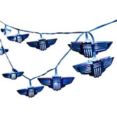 Lumini patriotice cu drapel american, LED rezistent la apă, peisaj, șir de lumină pentru 4 iulie, Ziua Independenței, Ziua Memorială