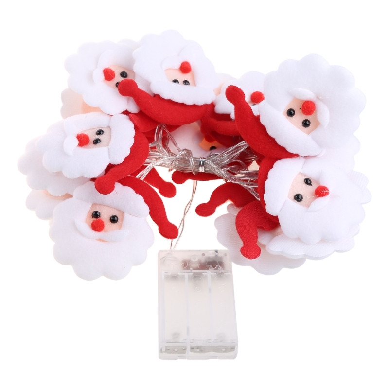 Karácsonyi hóember Mikulás zsinóros lámpa 10/20-LED karácsonyi LED zsinóros lámpa P15F