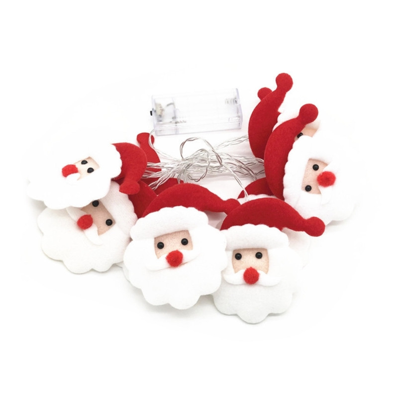 Karácsonyi hóember Mikulás zsinóros lámpa 10/20-LED karácsonyi LED zsinóros lámpa P15F