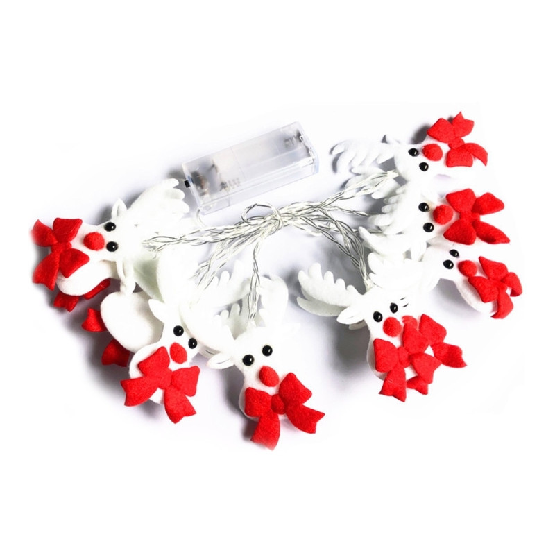 Karácsonyi hóember Mikulás zsinóros lámpa 10/20-LED karácsonyi LED zsinóros lámpa P15F