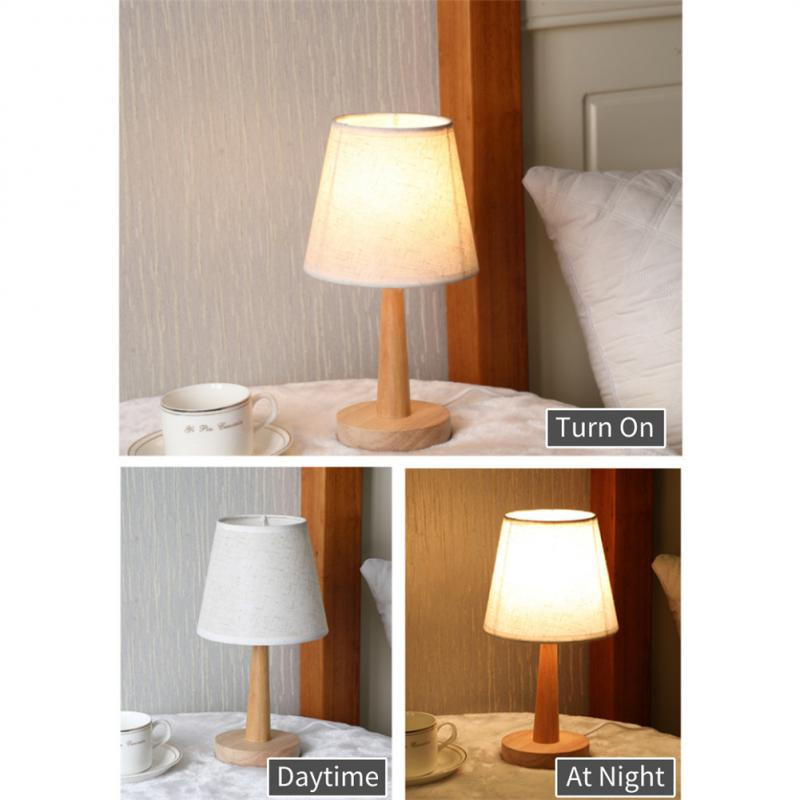 Nočná lampa do spálne, prenosná nabíjateľná LED USB, tienidlo na ľanové lampy pred spálňou, nočné svetlo na čítanie, stolová lampa 1 ks