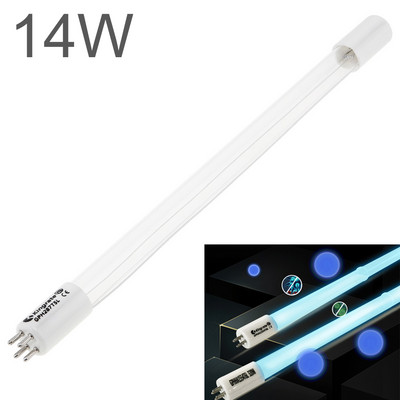 G10q GPH303T5L 6/8/10/14/15/17W UV sterilizatoriaus lempos šviesos ultravioletinis filtras su tiesaus vamzdžio tipu ir vieno galo 4 adatomis