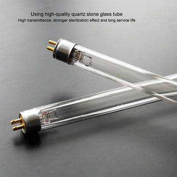 Λάμπα χαλαζία UV αποστειρωτής λάμπα 220V 110V 6W 8W T5 Tube Ozone Μικροβιοκτόνο φως Βακτηριοκτόνο Απολυμαντικό Λαμπτήρα υπεριώδους