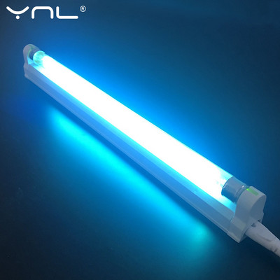 Kvarc lámpa UV Sterilizáló lámpa 220V 110V 6W 8W T5 Tube Ózon Germicid Light Baktericid Ultraibolya Lámpa Fertőtlenítő Dezodor