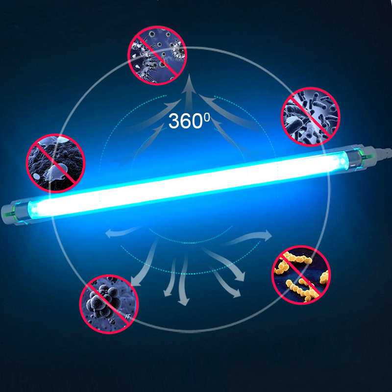 220V 110V 8W 6W Sterili lempa Germicidinė ultravioletinė šviesa kvarcinė lempa T5 vamzdis UVC Baktericidinė LED lempa UV lempos sterilizacija