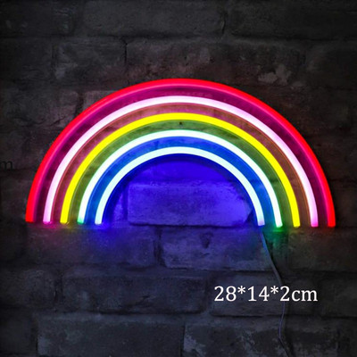 LED-es neonlámpák szerelmes forma Romote éjszakai jelzőlámpa rózsaszín lámpa éjszakai lámpa karácsonyra esküvői születésnapra asztaldísz