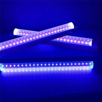 LED UV Light Bar T5 Tube Lamp 110V 220V Ultraviolet Fluorescent Blacklight CFL крушка Виолетови лампи за сценична лампа за откриване