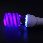 220V E27 40W UV izzó UV ultraibolya lámpa fluoreszcens érzékelő CFL izzó spirális energia fénytakarékos világító lámpák