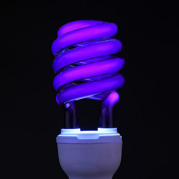 220V E27 40W UV крушка UV ултравиолетова лампа Флуоресцентна детекция CFL крушка Спирала Енергоспестяващи осветителни лампи