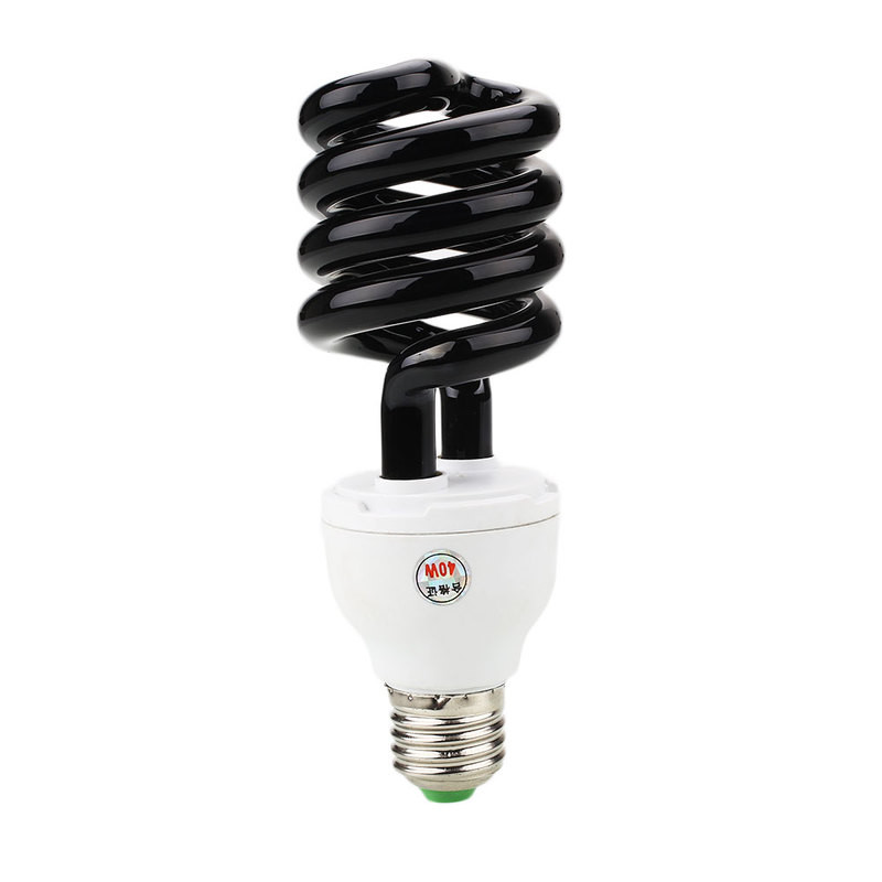 220V E27 40W UV izzó UV ultraibolya lámpa fluoreszcens érzékelő CFL izzó spirális energia fénytakarékos világító lámpák
