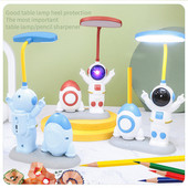 Asztali lámpa Divat Asztronaut Asztali Mini Asztali lámpa Diák Hálószoba Tanulási Olvasó lámpa Gyermek születésnapi ajándék lámpa