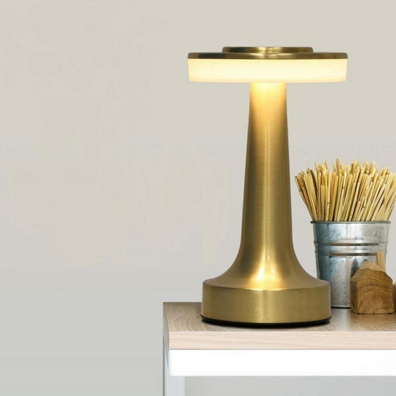 LED retrobaar, kohvilaualamp puutetundlik 3-tasemeline heledusandur + hämarduv öövalgus Restorani elutoa sisekujundusvalgusti