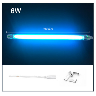 8W 6W Ultraviolet Microcidal Light T5 Tube UVC Sterilizer Kill Dust Mite UV Quartz Sterilizer Lamp 220V 110V For Υπνοδωμάτιο Σπίτι