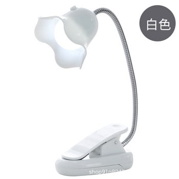 Κλιπ USB Φωτιστικό LED Creative Morning Glory Reading Επιτραπέζιο Φωτιστικό Μαθητικό Επιτραπέζιο Φωτιστικό Υπνοδωμάτιο Φωτιστικό κομοδίνου Επιτραπέζιο φωτιστικό νύχτας