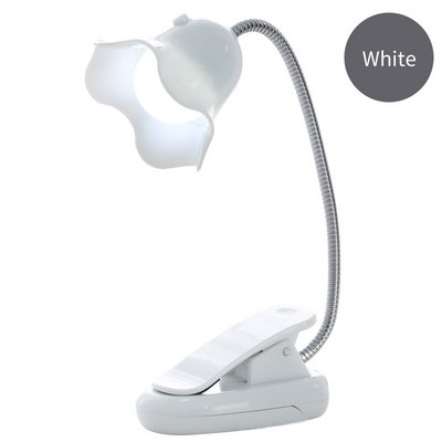 USB-klambrilamp LED Creative Morning Glory lugemislaualamp Õpilase laualamp Magamistoa voodivalgusti lauaarvuti öövalgusti