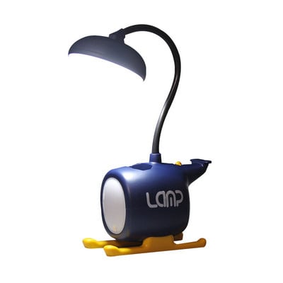 Lampă de birou cu LED, cu desene animate USB pentru protecția ochilor avionului, lumină de masă pentru studenți, cămin pentru citire, lampă de noptieră pentru decorarea casei