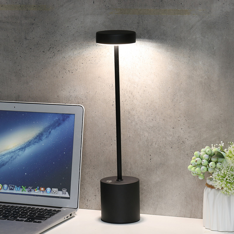 Lampă de noptieră cu LED fără fir 3200 mAh Baterie Iron Art Lumină de noapte 3 moduri de iluminare Control tactil Cadouri de zi de naștere pentru camera de copii pentru bebeluși