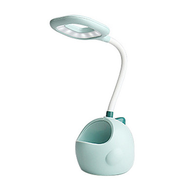 Radoša multfilma Acu aizsardzība Nakts gaisma Mīksta gaisma Push-veida maza lampiņa USB uzlāde Mācību pildspalvas turētājs rakstāmgalds Guļamistaba bērnam