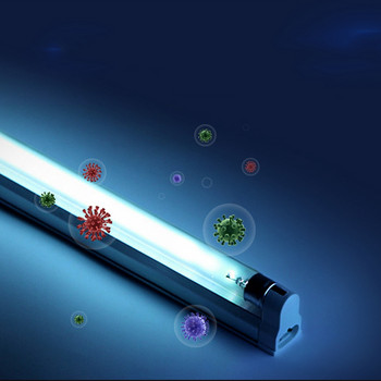 T5 Ултравиолетови лампи Кварцов бактерициден стерилизатор LED UV тръба 6W 8W Светлини Ултравиолетово осветление за дезодориращи бар тръби за стерилизатор