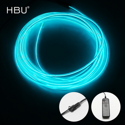 Neon Light El Led Neon Wire Under Car Flexible Soft Tube Lights Christmas LED Strip Sign Anime/Body Woman/Rooms Rope Light RGB