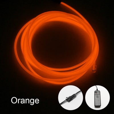 Neoninė lemputė El Led Neoninė viela po automobiliu Lankstus minkštas vamzdelis Kalėdų LED juostos ženklas Anime / kūno moteris / kambariai Virvės šviesa RGB