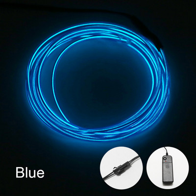 Neoninė lemputė El Led Neoninė viela po automobiliu Lankstus minkštas vamzdelis Kalėdų LED juostos ženklas Anime / kūno moteris / kambariai Virvės šviesa RGB