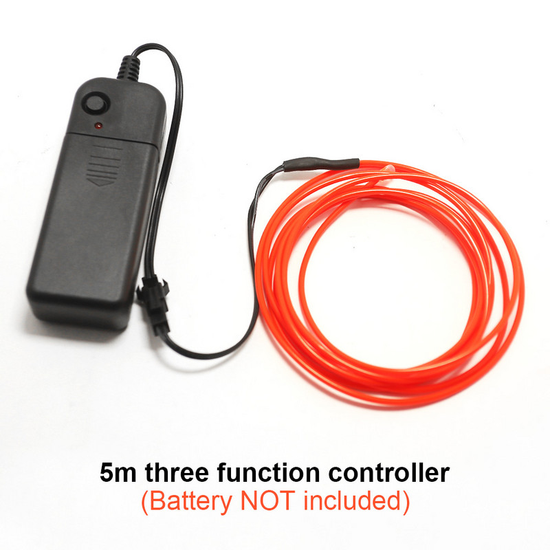 Neoninė lemputė El Led Neoninė viela po automobiliu Lankstus minkštas vamzdelis Kalėdų LED juostos ženklas Anime / kūno moteris / kambariai Virvės šviesa RGB