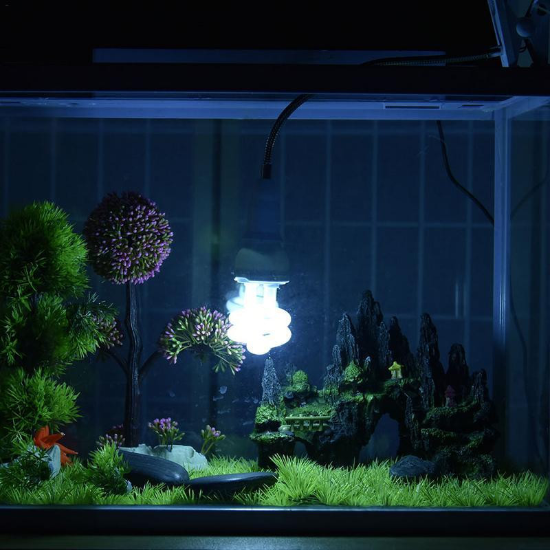 Spiral Turtle UV UVB Lampă de încălzire Becuri AC 220-240V Supliment de calciu pentru amfibieni broaște țestoasă