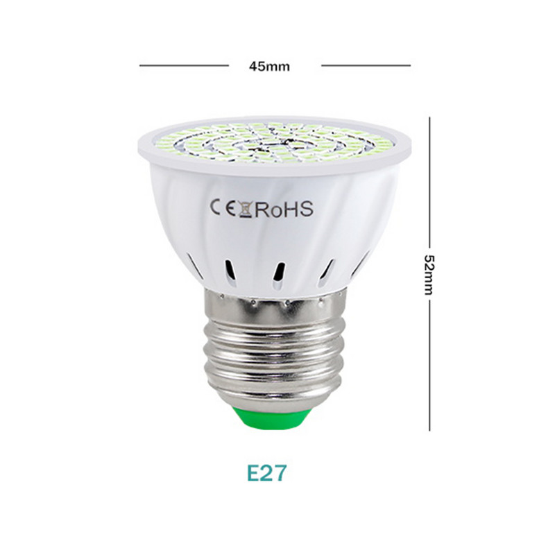 E27 UVC desinfitseerimislamp 8W osoon UV bakteritsiidne steriliseerimislamp 110V/220V LED ultraviolettvalgusega steriliseerija tapavad lestad