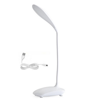 LED-es asztali lámpa USB tápellátású asztali lámpa érintéses tompítású hordozható lámpa, 3 színű, fokozatmentesen szabályozható szemvédelem hálószoba éjjeli lámpa